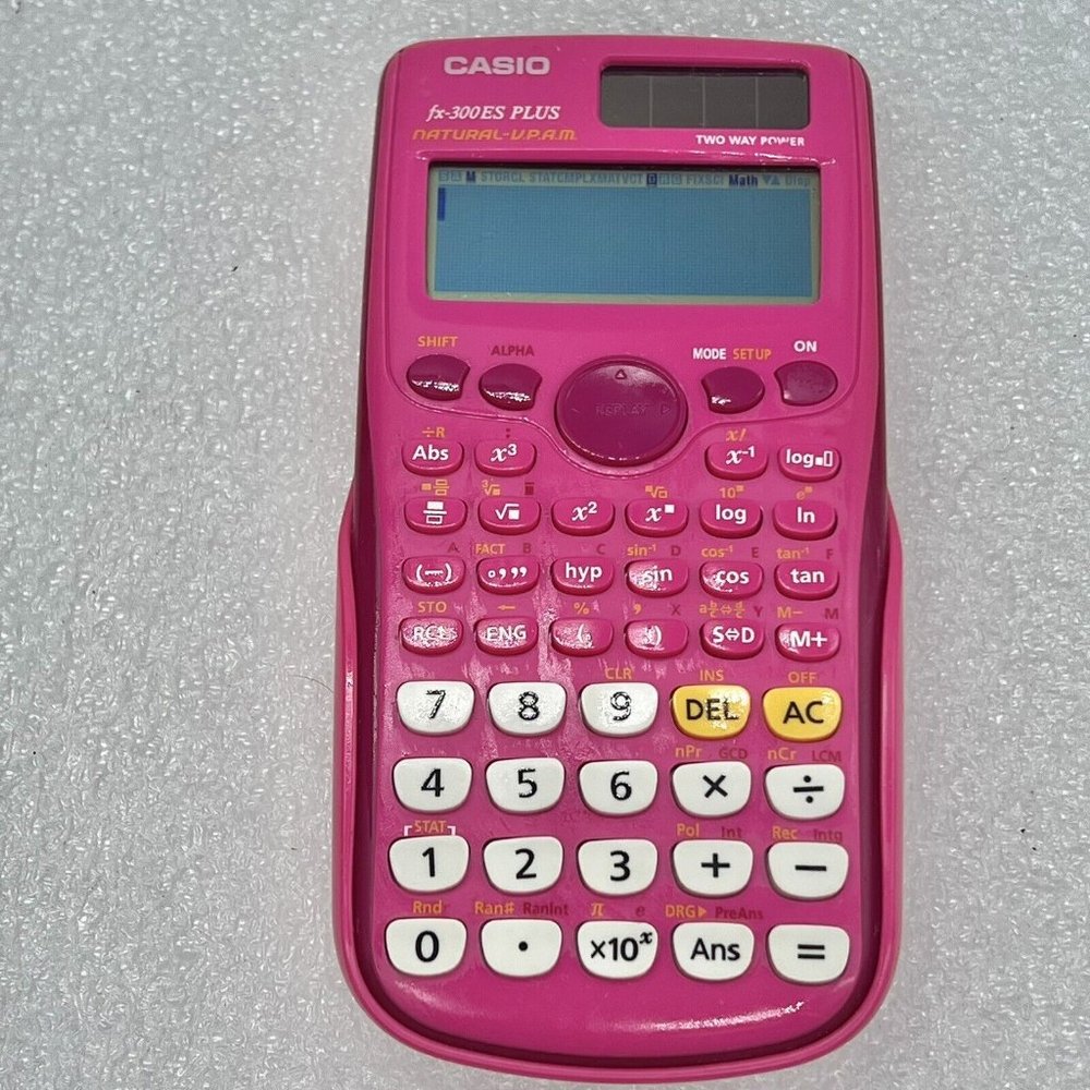 Casio FX-300 Scientific Calculator - Pink